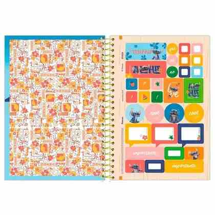 CADERNO ESPIRAL 1/4 STITCH C.D.